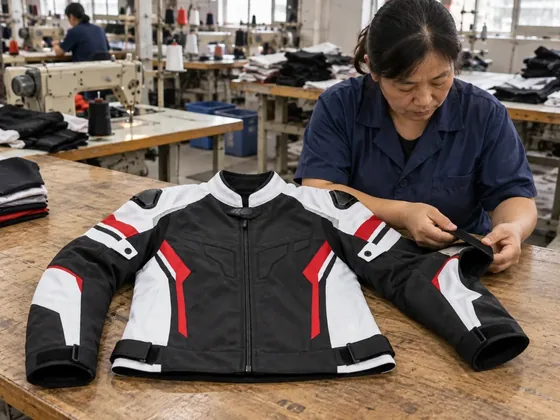 Textile motorcycle jacket in 600D with removable liner